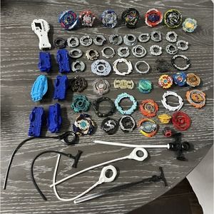 Lot of Beyblade, Spinners, Metal Wheels, Tops, Parts
